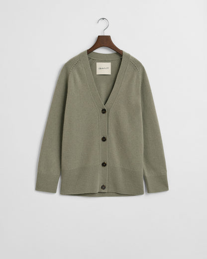 Wool Cashmere Blend Cardigan