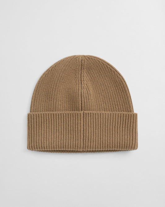 Ribbed Wool Beanie