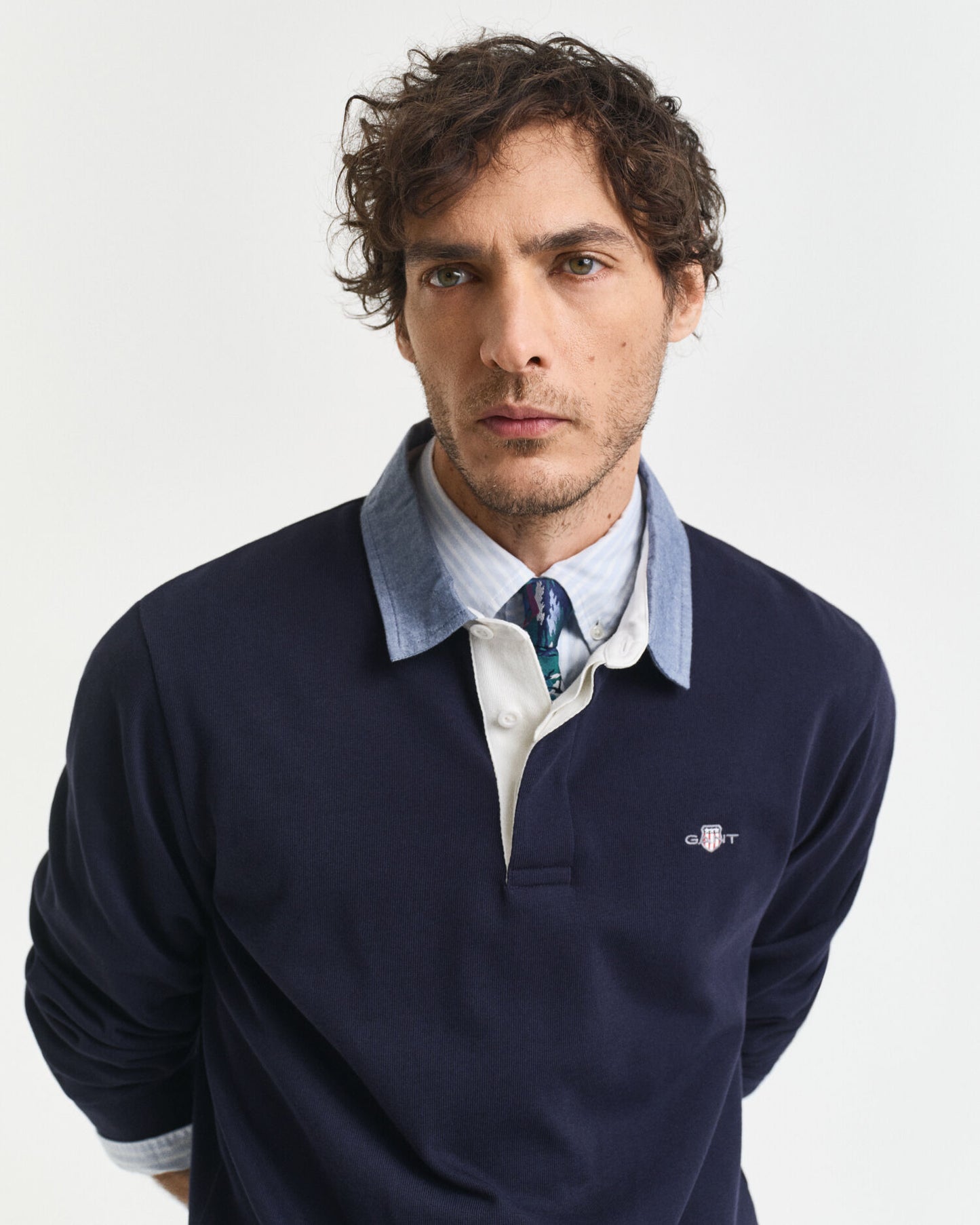 Chambray Collar Heavy Rugger