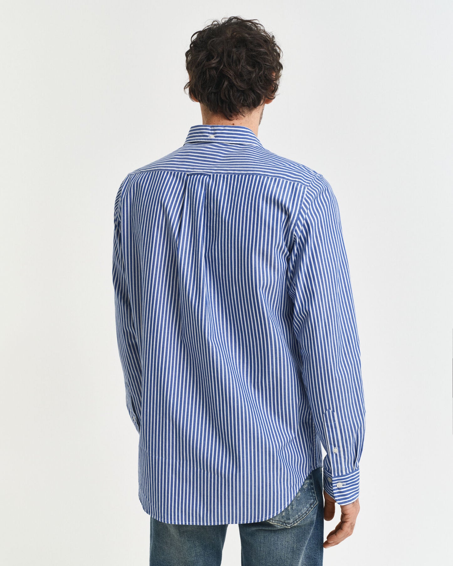 Regular Fit Striped Poplin Shirt