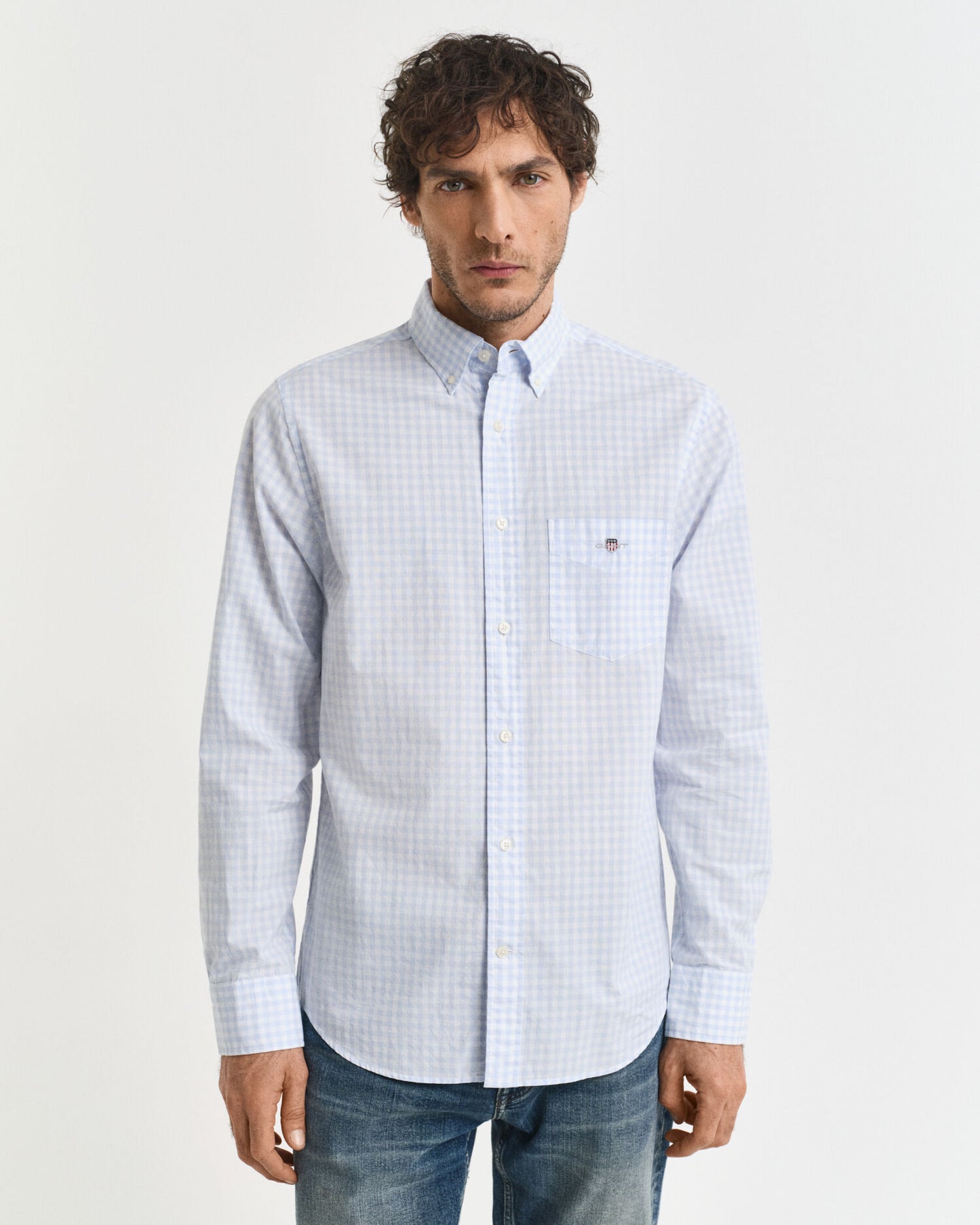 Regular Fit Classic Gingham Poplin Shirt