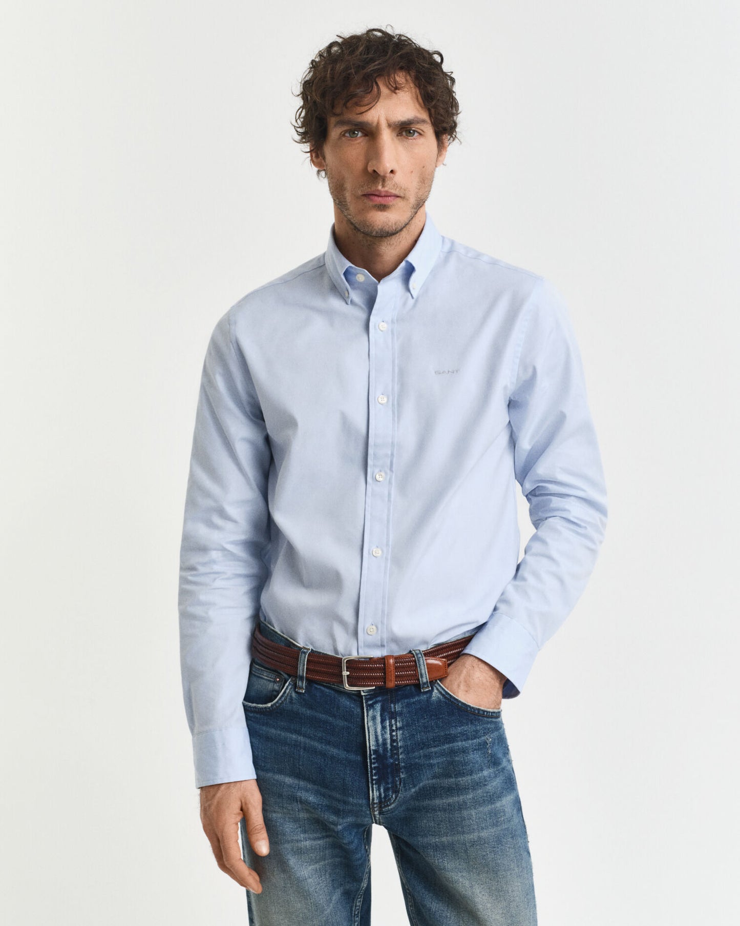 Regular Fit Pinpoint Oxford Shirt