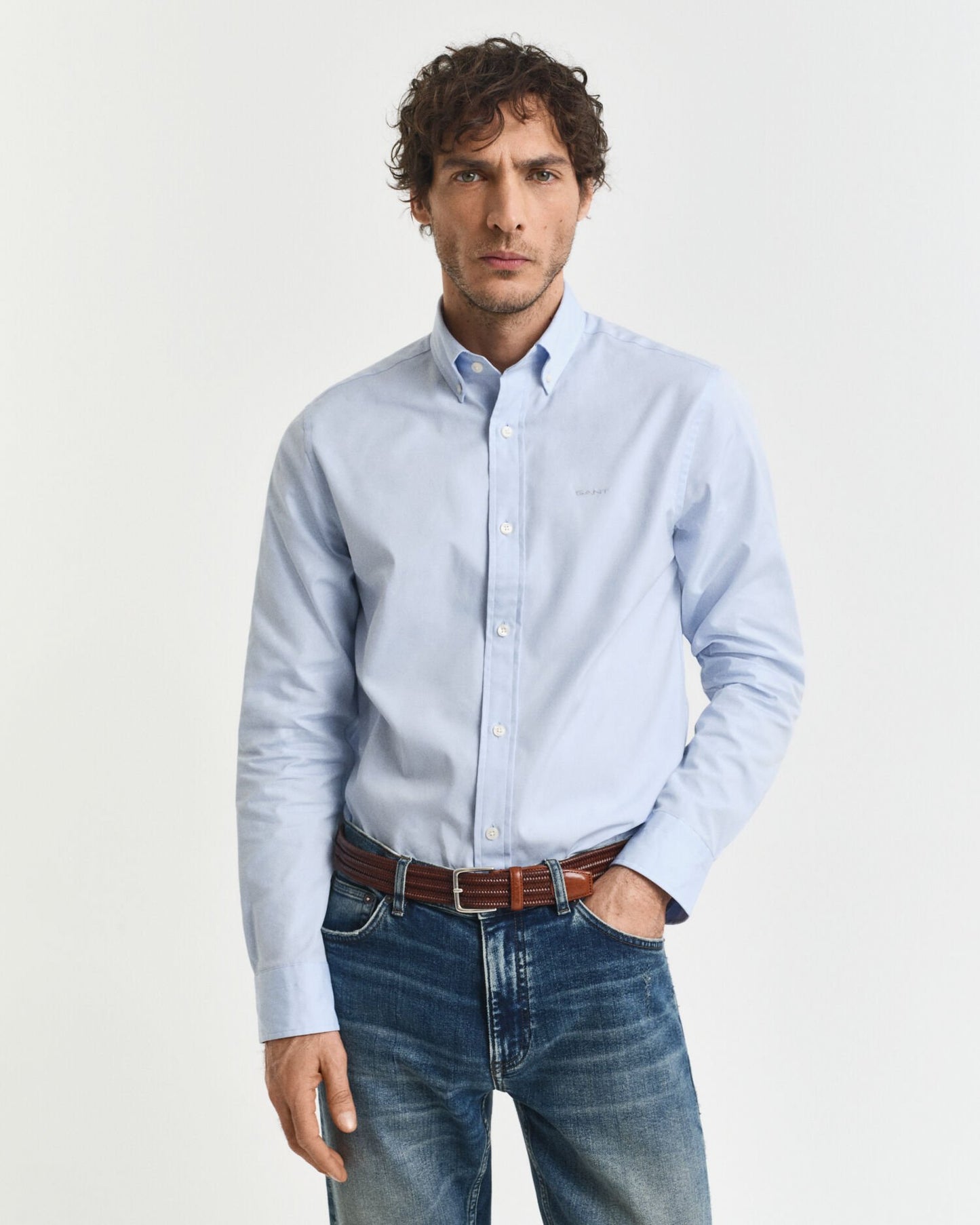 Regular Fit Pinpoint Oxford Shirt