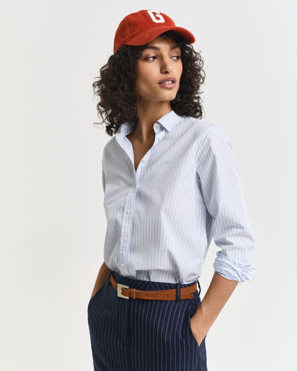 Regular Fit Classic Striped Poplin Shirt
