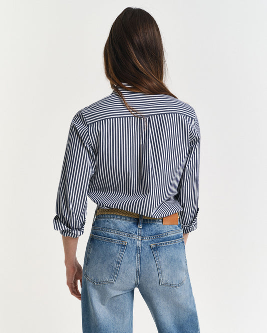 Regular Fit Classic Striped Poplin Shirt