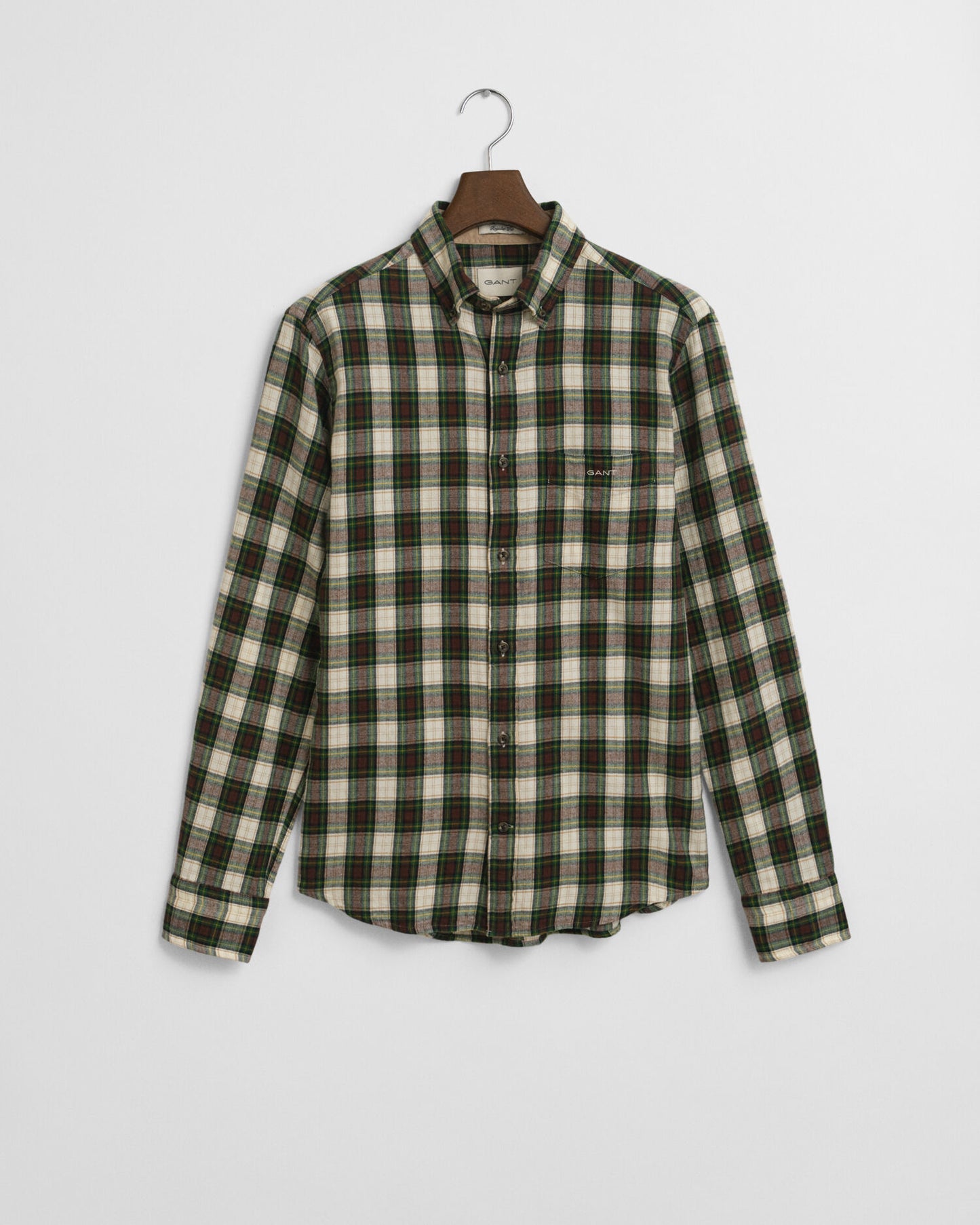 Regular Fit Checked Windblown Flannel Shirt