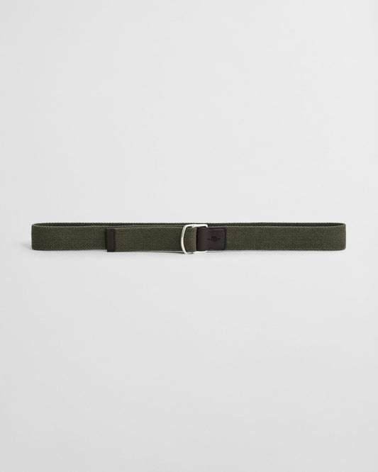 Washed Effect Webbed Belt
