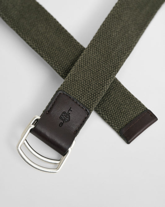 Washed Effect Webbed Belt