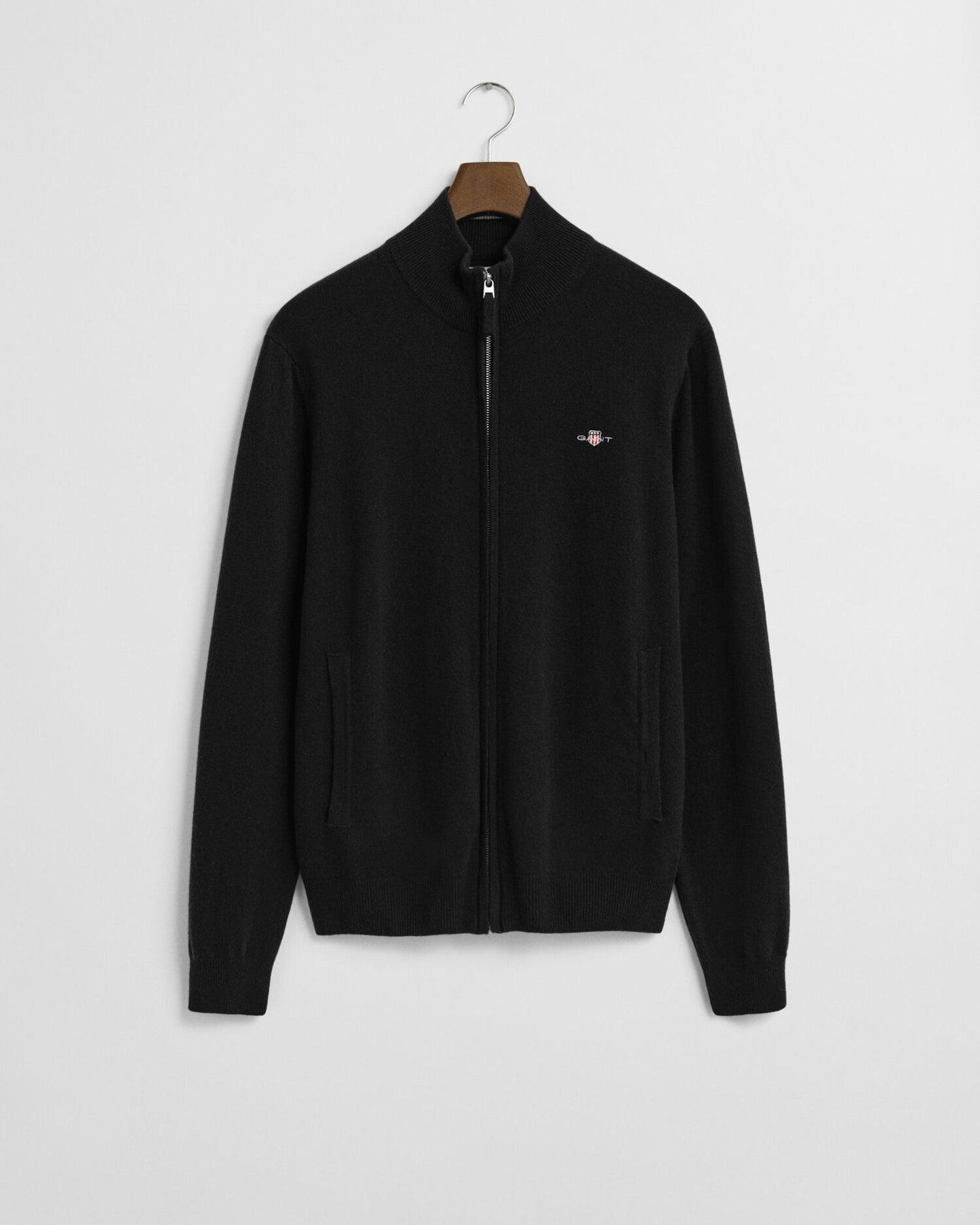 Superfine Lambswool Zip Cardigan