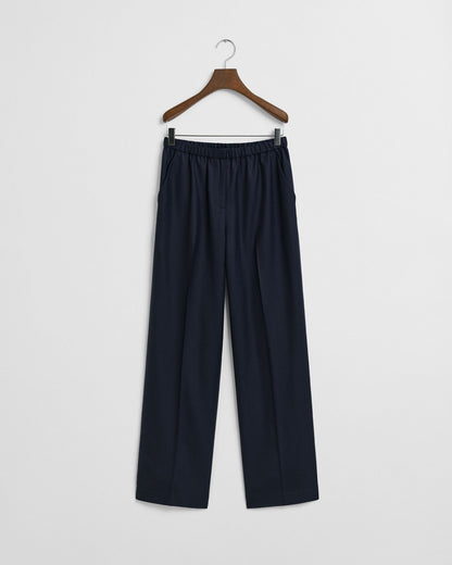Wool Blend Pull-On Pants
