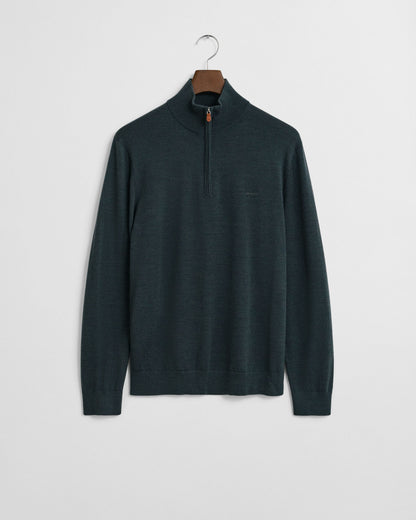 Extra Fine Merino Wool Half-Zip Sweater