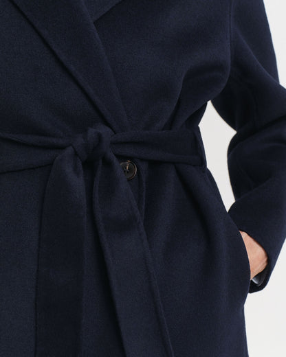 Handstitched Belted Coat