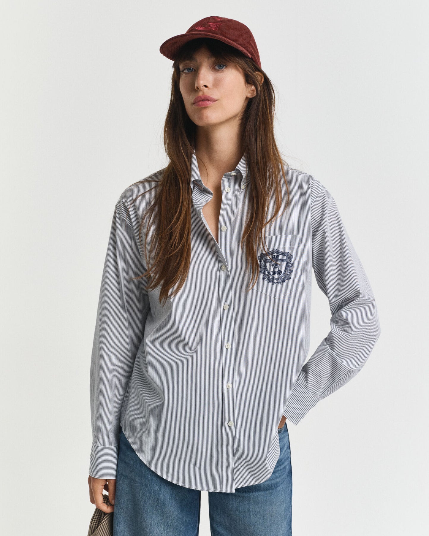 Relaxed Fit Classic Poplin Graphic Shirt