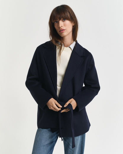 Handstitched Belted Jacket