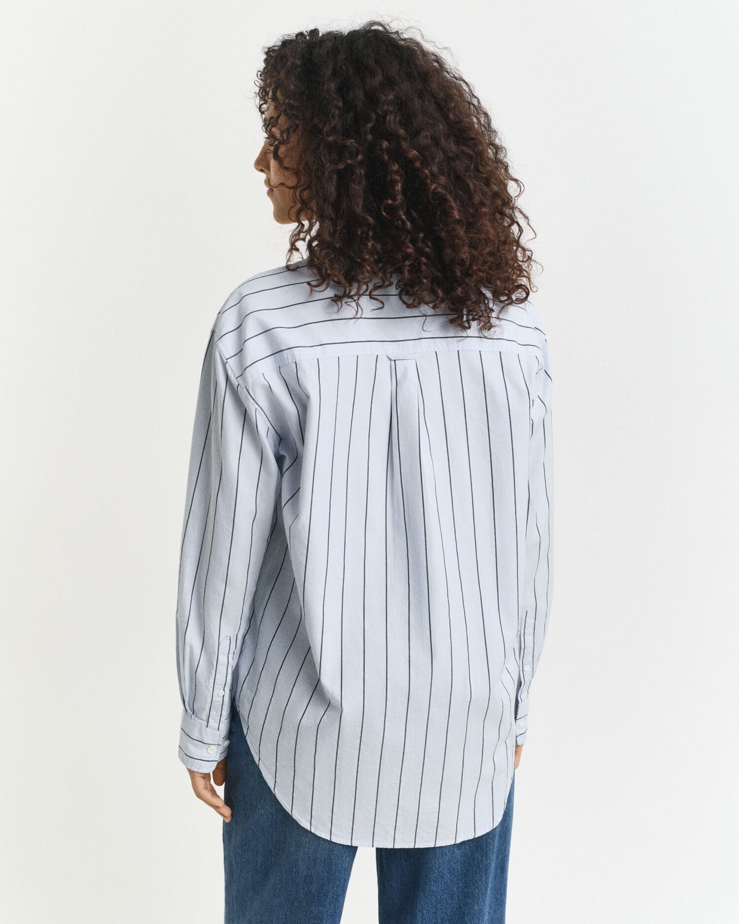 Relaxed Fit Striped Luxury Oxford Shirt