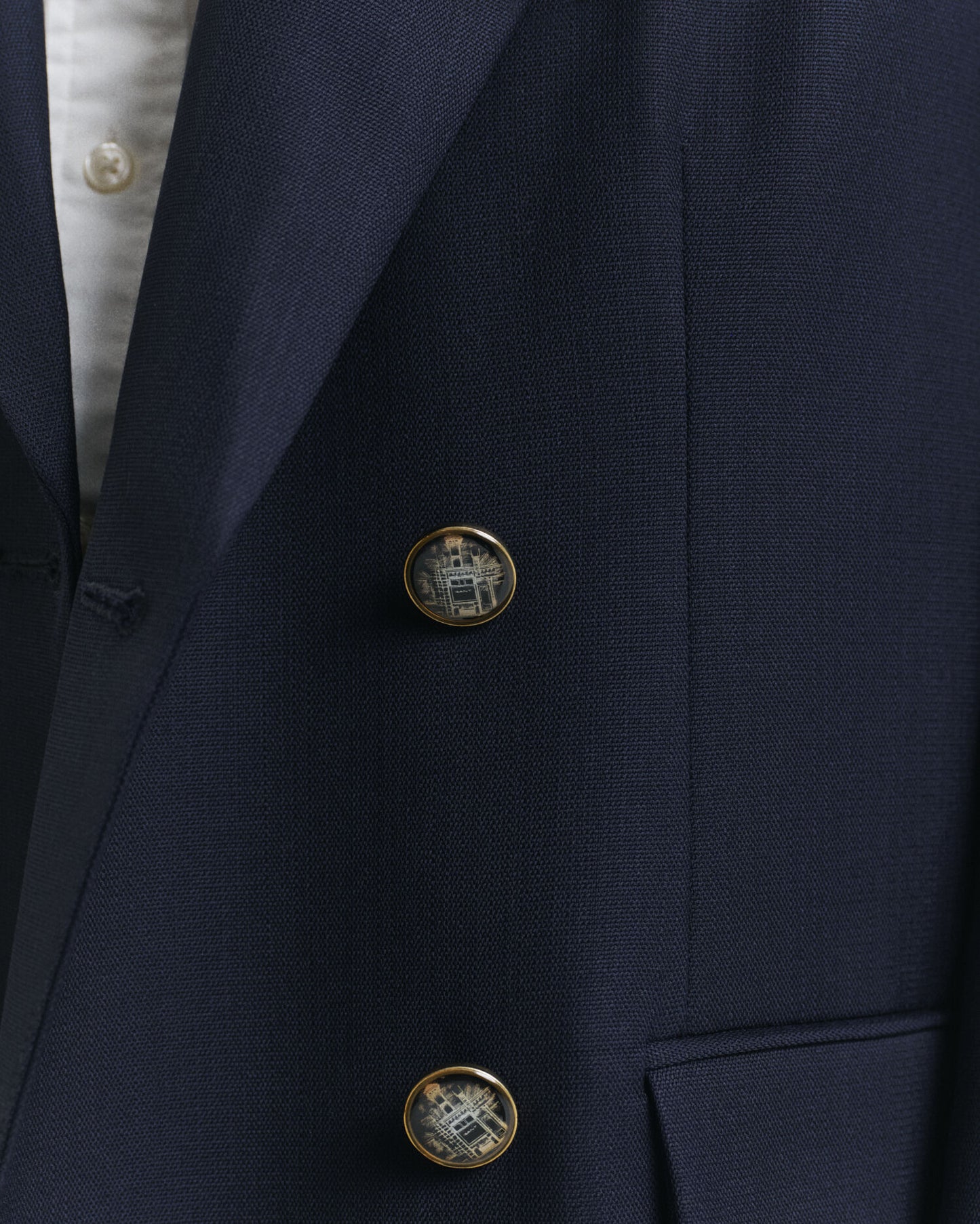 Oversized Wool Hopsack Blazer