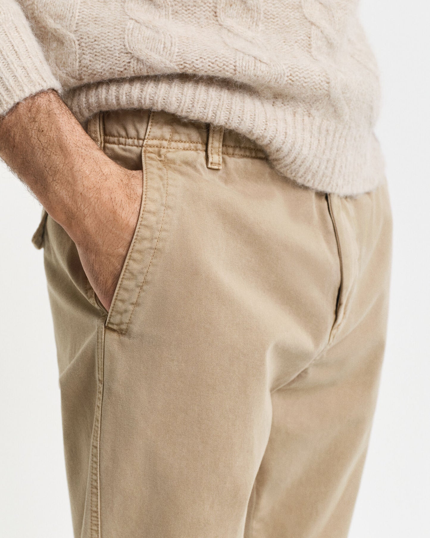 Regular Fit Tapered Surplus Chinos