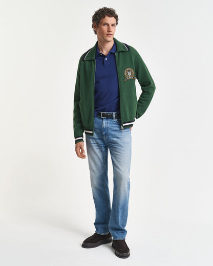 Regular Fit Shield Piqué Polo Shirt