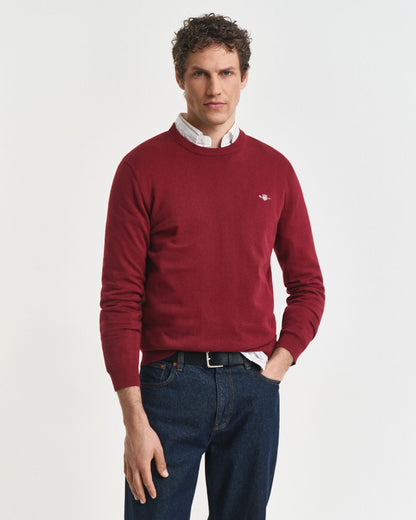 Classic Cotton Crew Neck Sweater