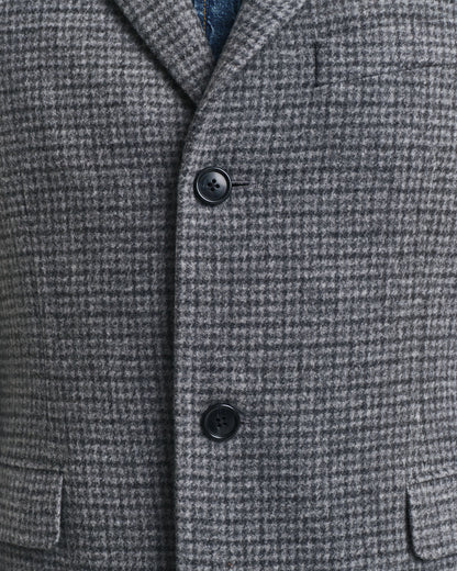 Two-Tone Wool Coat