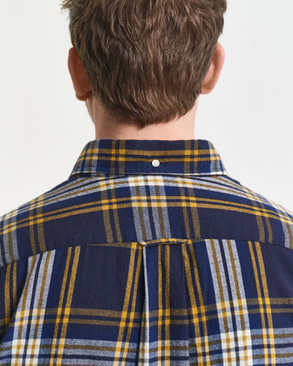 Regular Fit Windblown Flannel Check Shirt