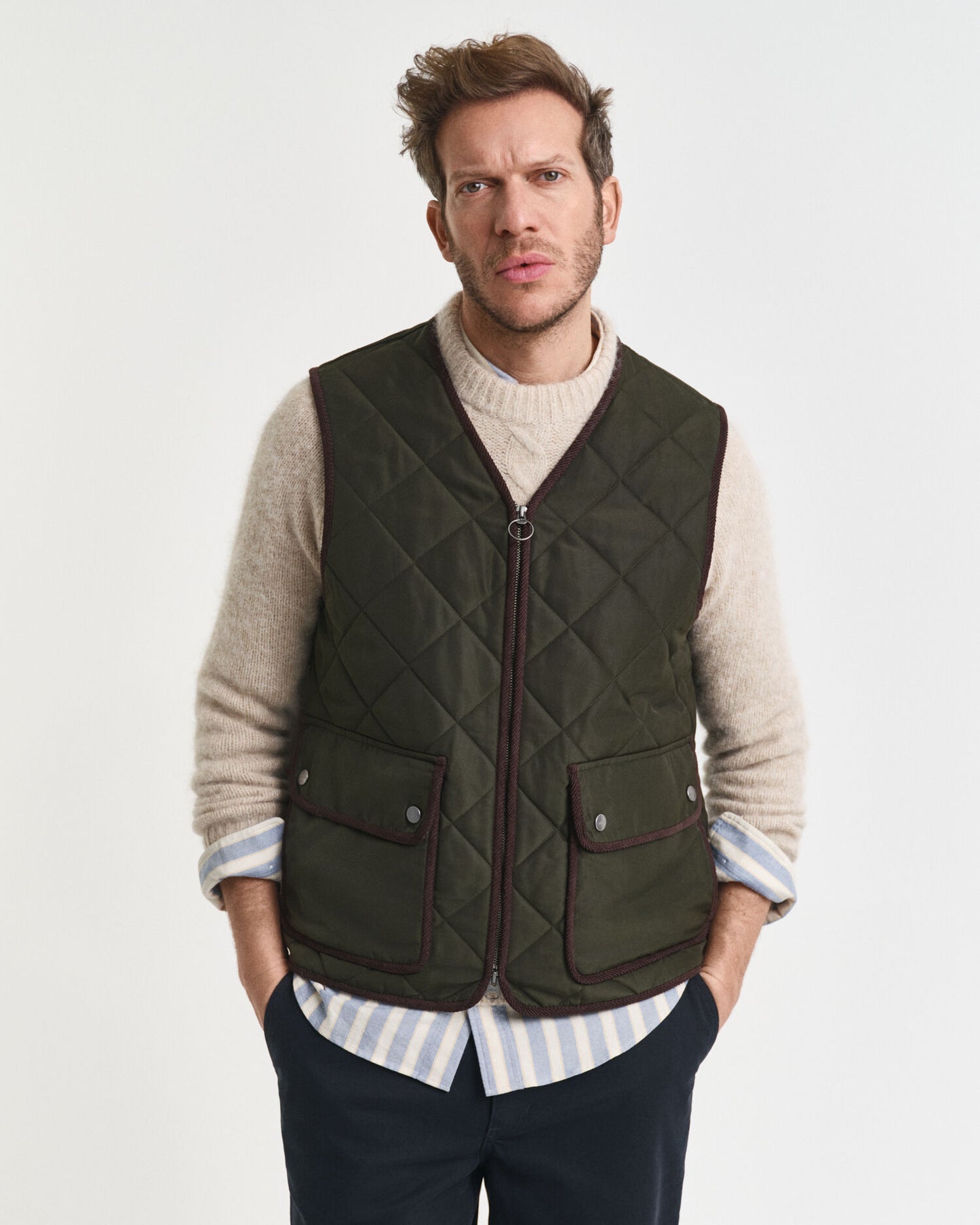 Quilted Fleece Vest