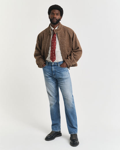 Oversized Fit Checked Luxury Oxford Shirt