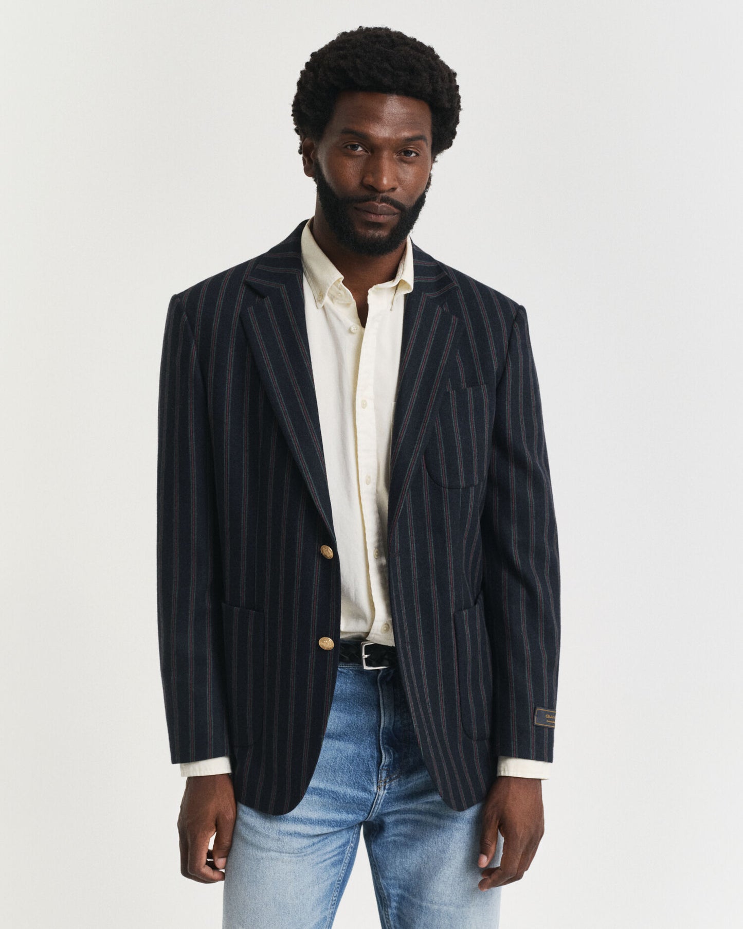 Striped Flannel Club Blazer