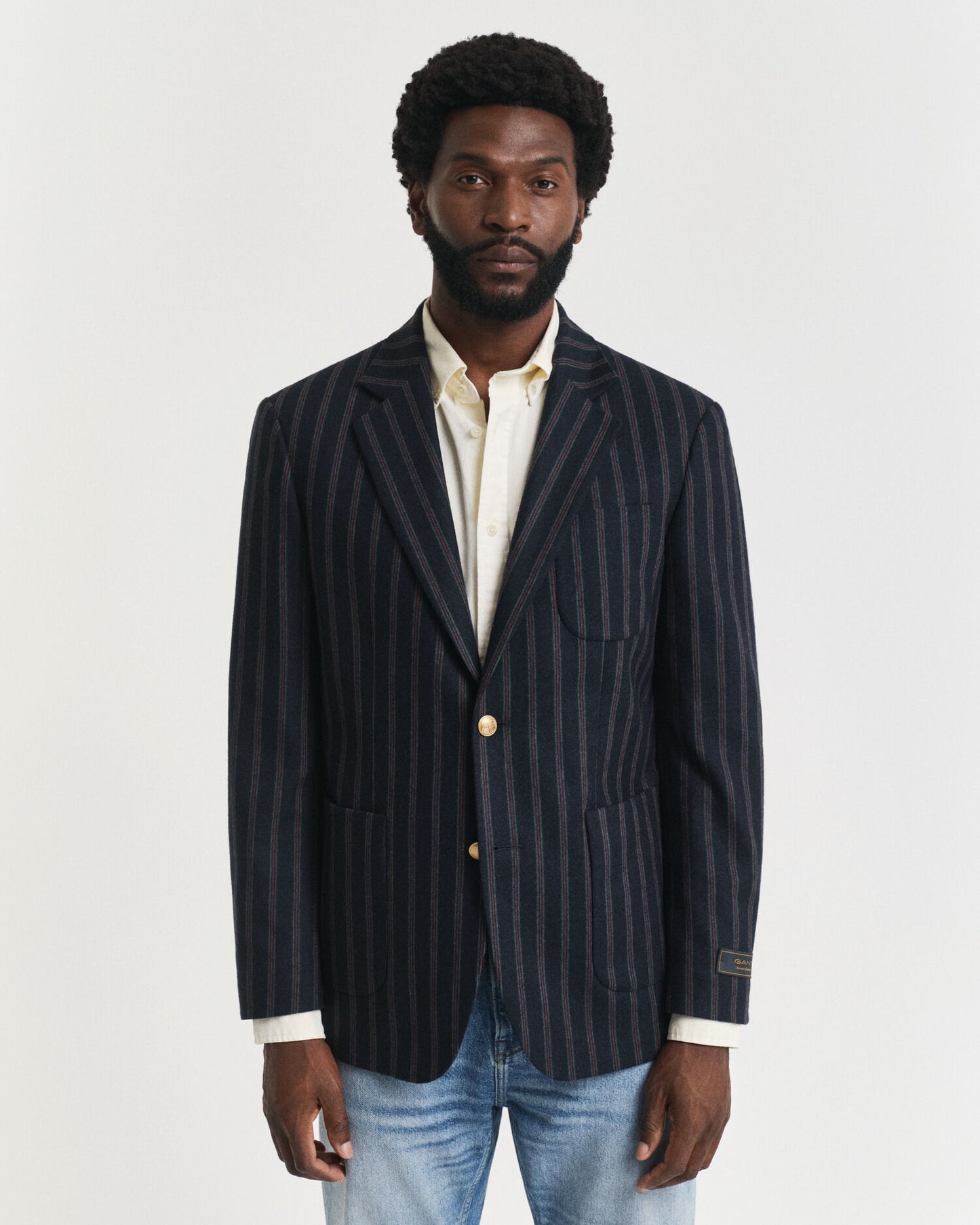 Striped Flannel Club Blazer