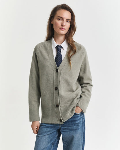Wool Cashmere Blend Cardigan