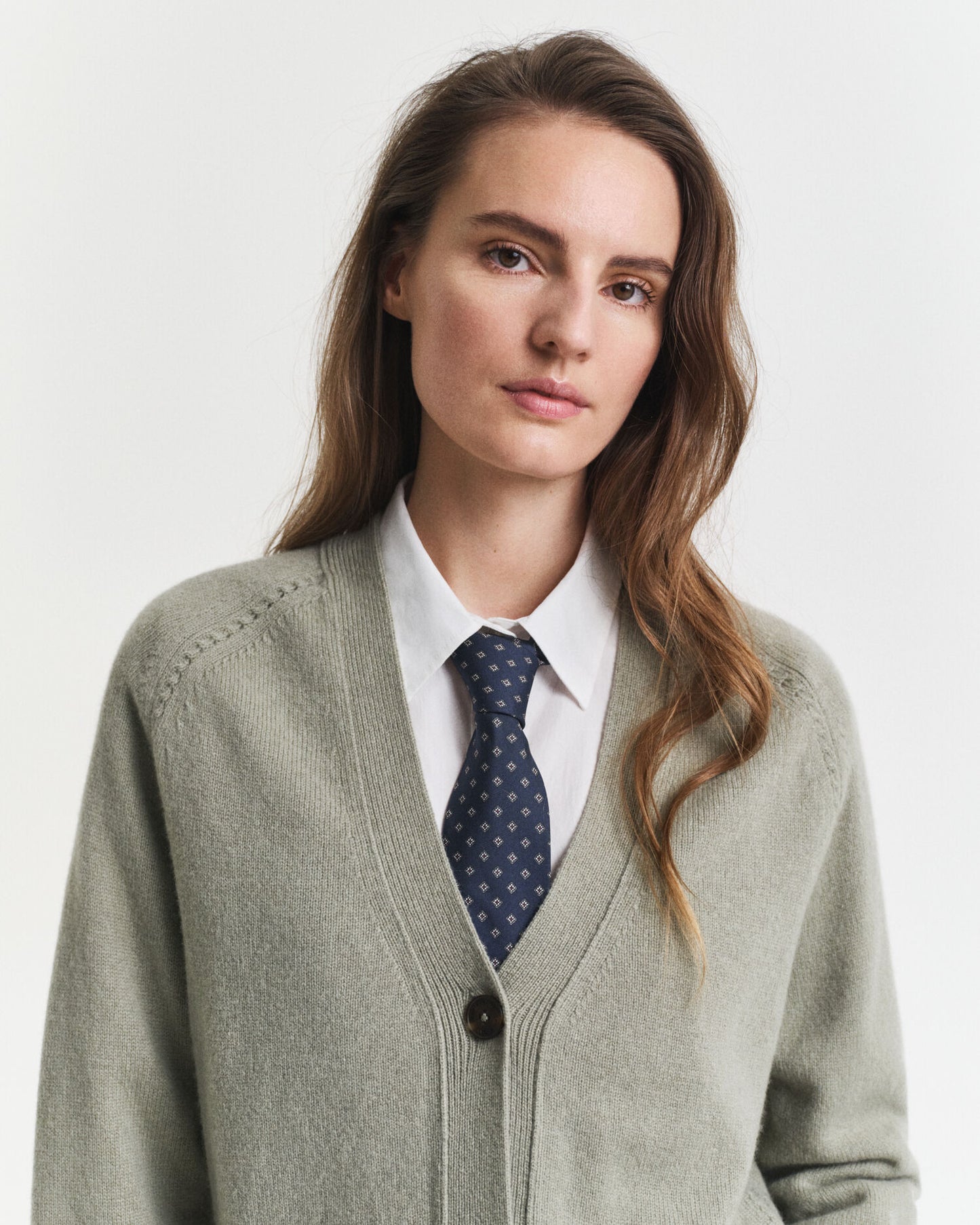 Wool Cashmere Blend Cardigan