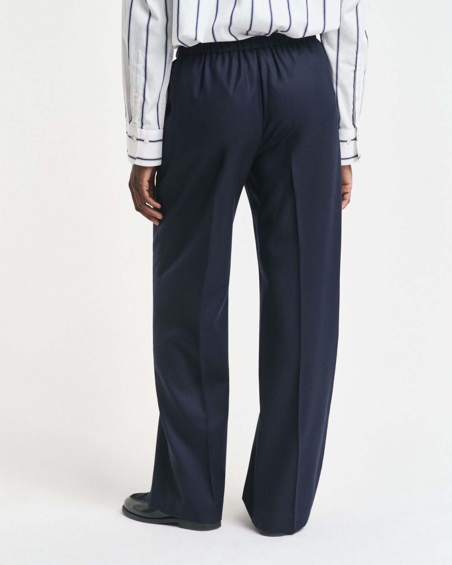 Wool Blend Pull-On Pants