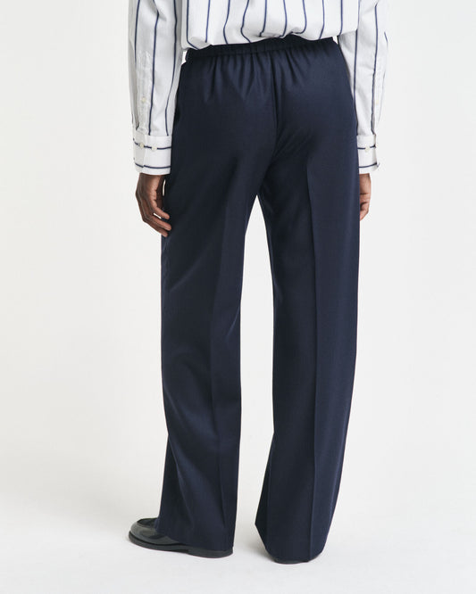 Wool Blend Pull-On Pants