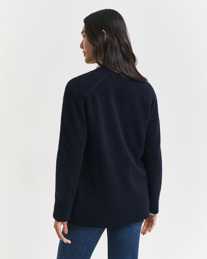 Wool Cashmere Blend Cardigan