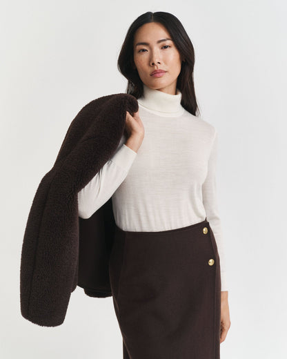 Extra Fine Merino Wool Turtleneck Sweater