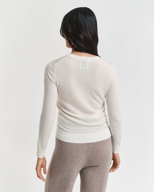 Extra Fine Merino Wool Crew Neck Sweater