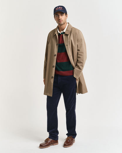 Striped Extra Fine Lambswool Rugger Sweater