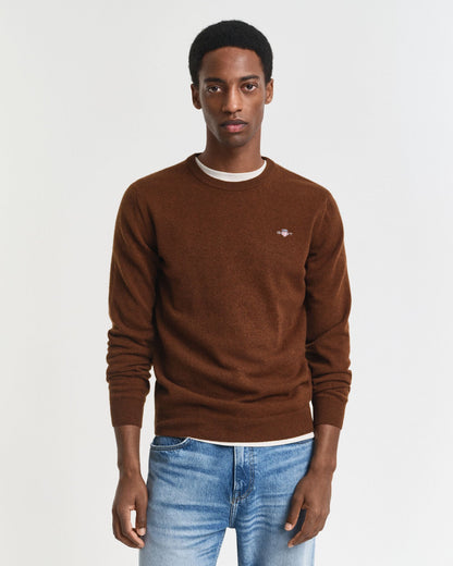 Superfine Lambswool Crew Neck Sweater