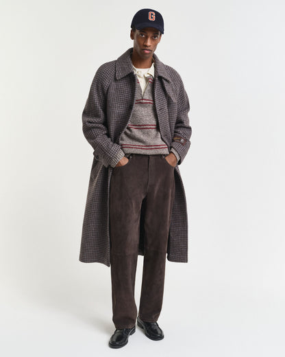 Suede Straight Fit Jeans