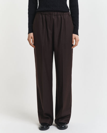 Wool Blend Pull-On Pants