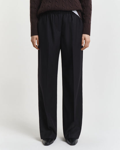 Wool Blend Pull-On Pants