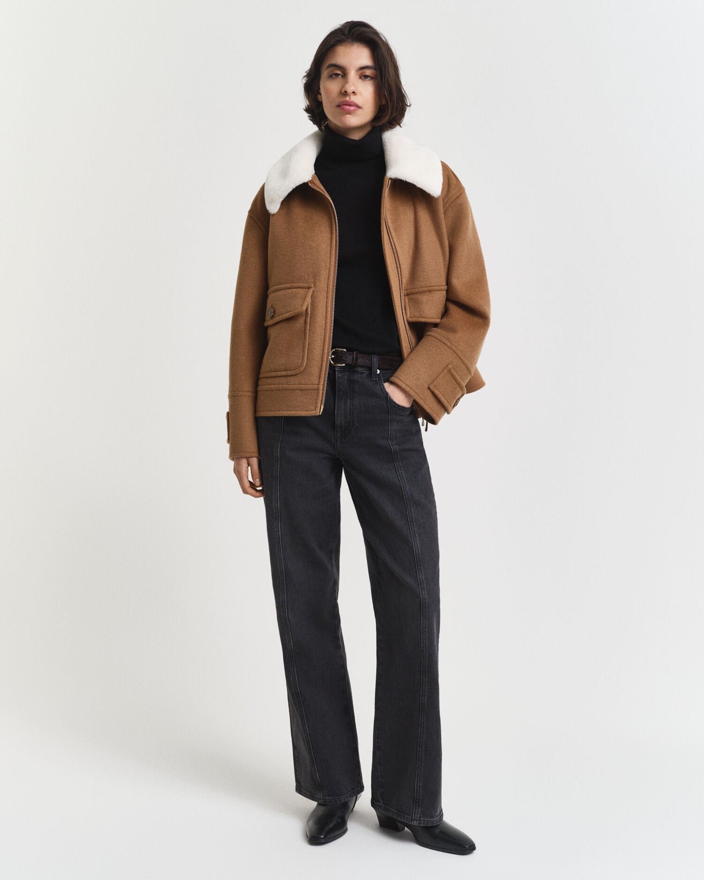 Extra Fine Merino Wool Turtleneck Sweater