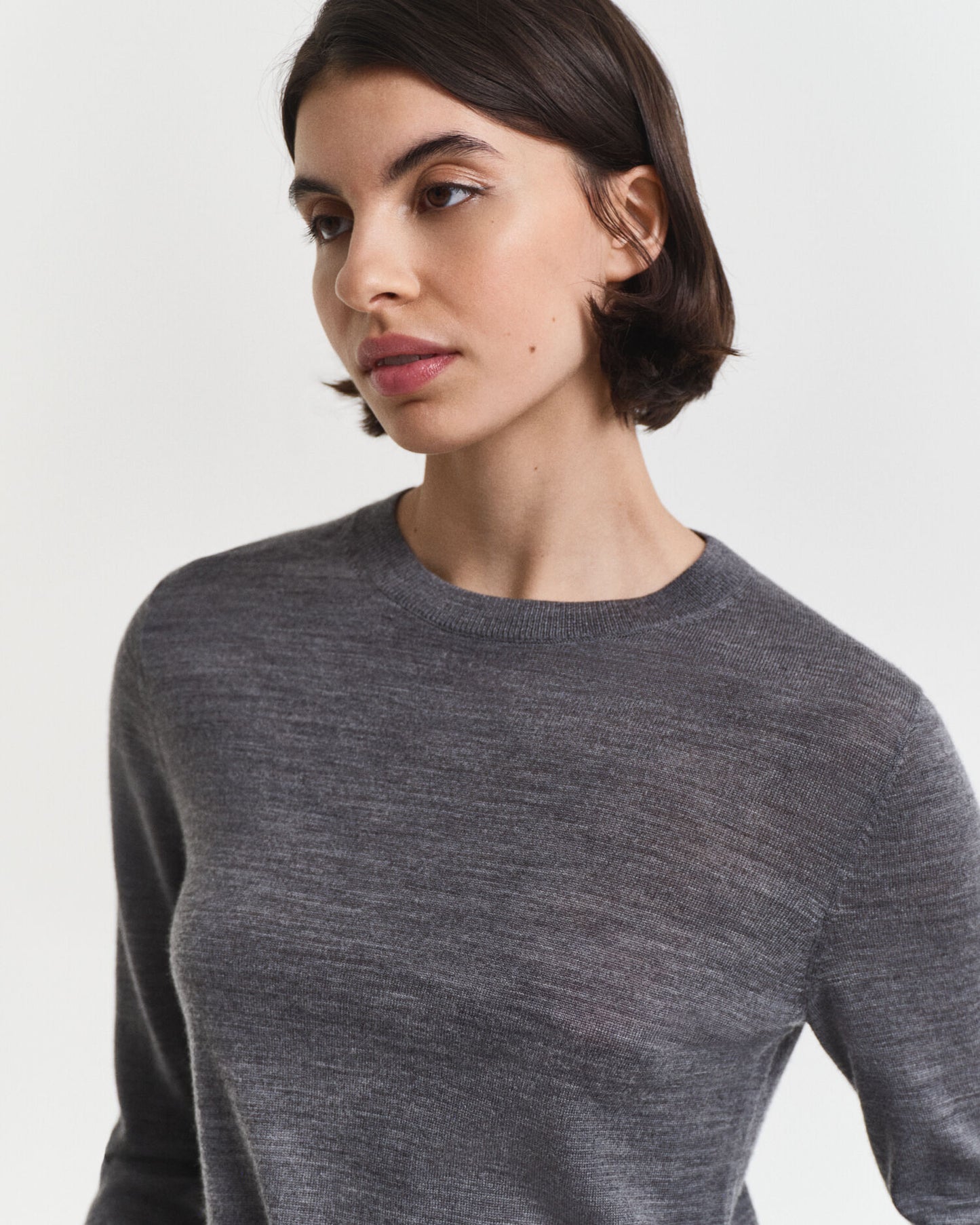 Extra Fine Merino Wool Crew Neck Sweater