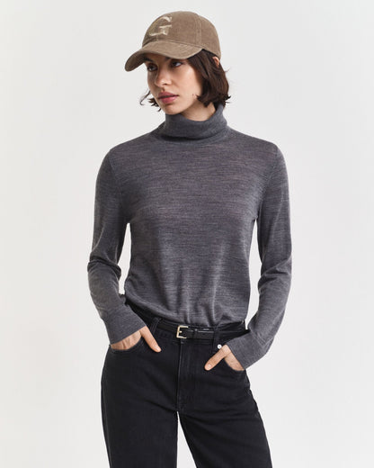 Extra Fine Merino Wool Turtleneck Sweater