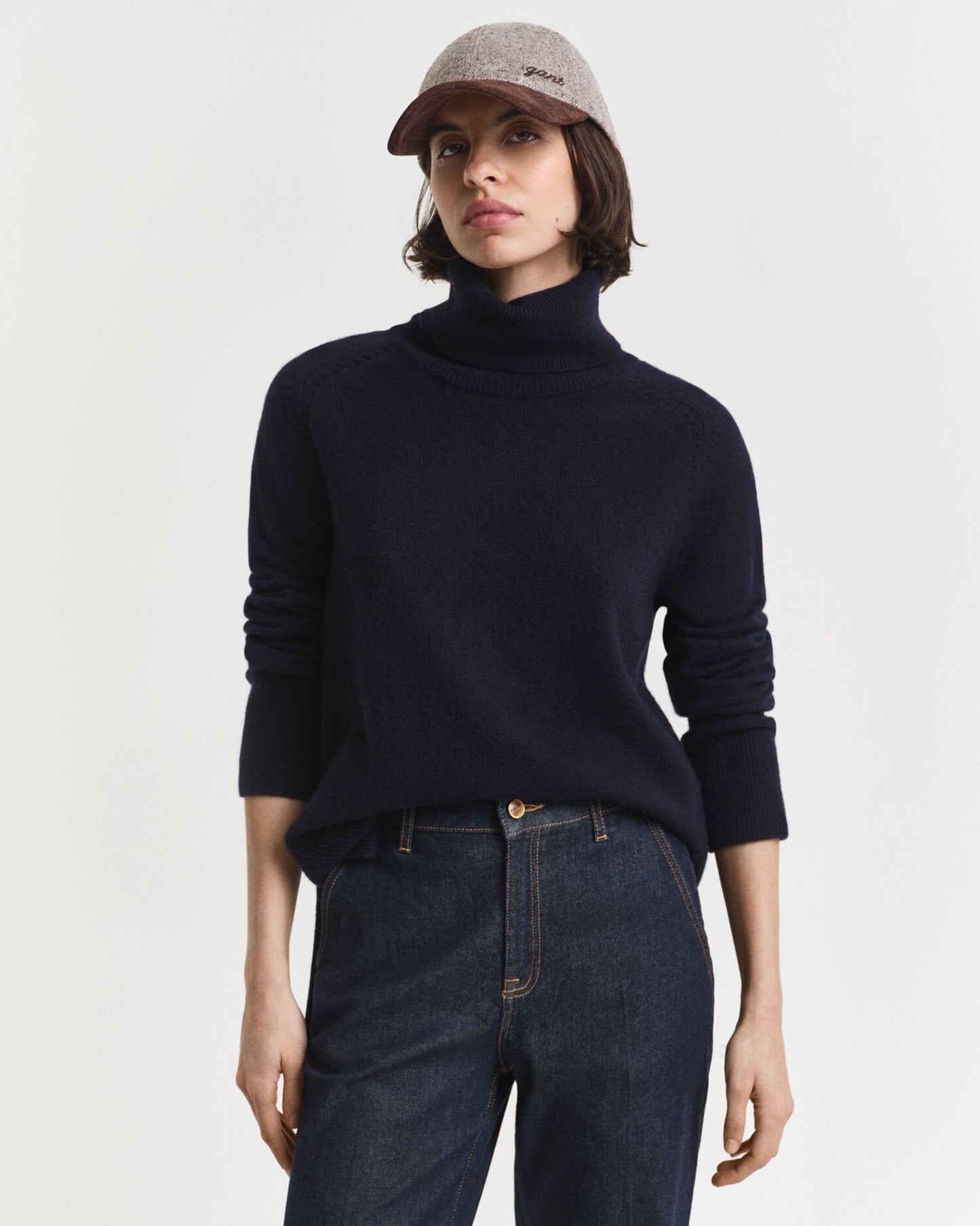 Soft Wool Cashmere Blend Turtleneck Sweater