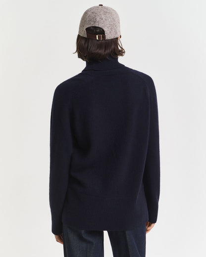Soft Wool Cashmere Blend Turtleneck Sweater
