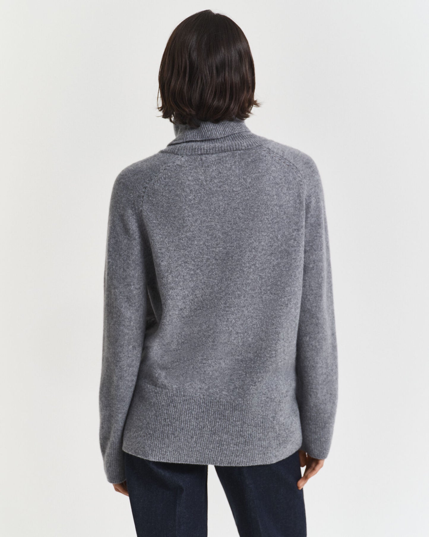 Soft Wool Cashmere Blend Turtleneck Sweater