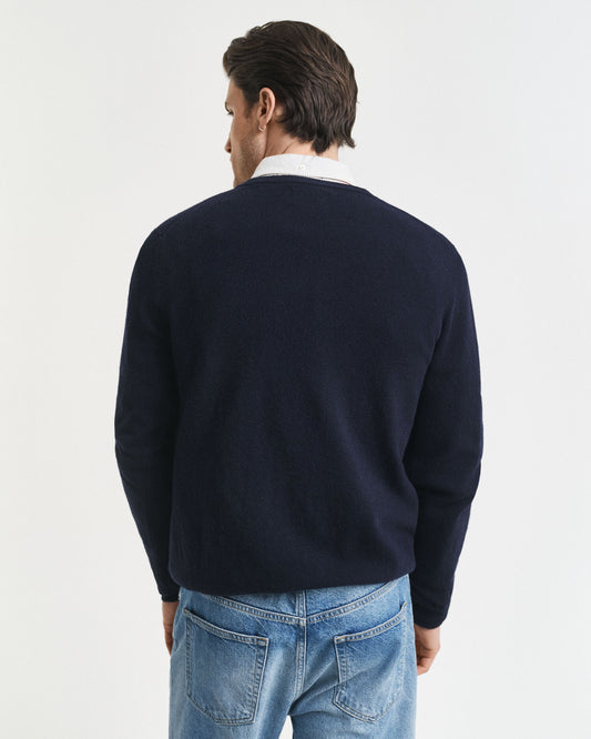 Superfine Lambswool V-Neck Sweater