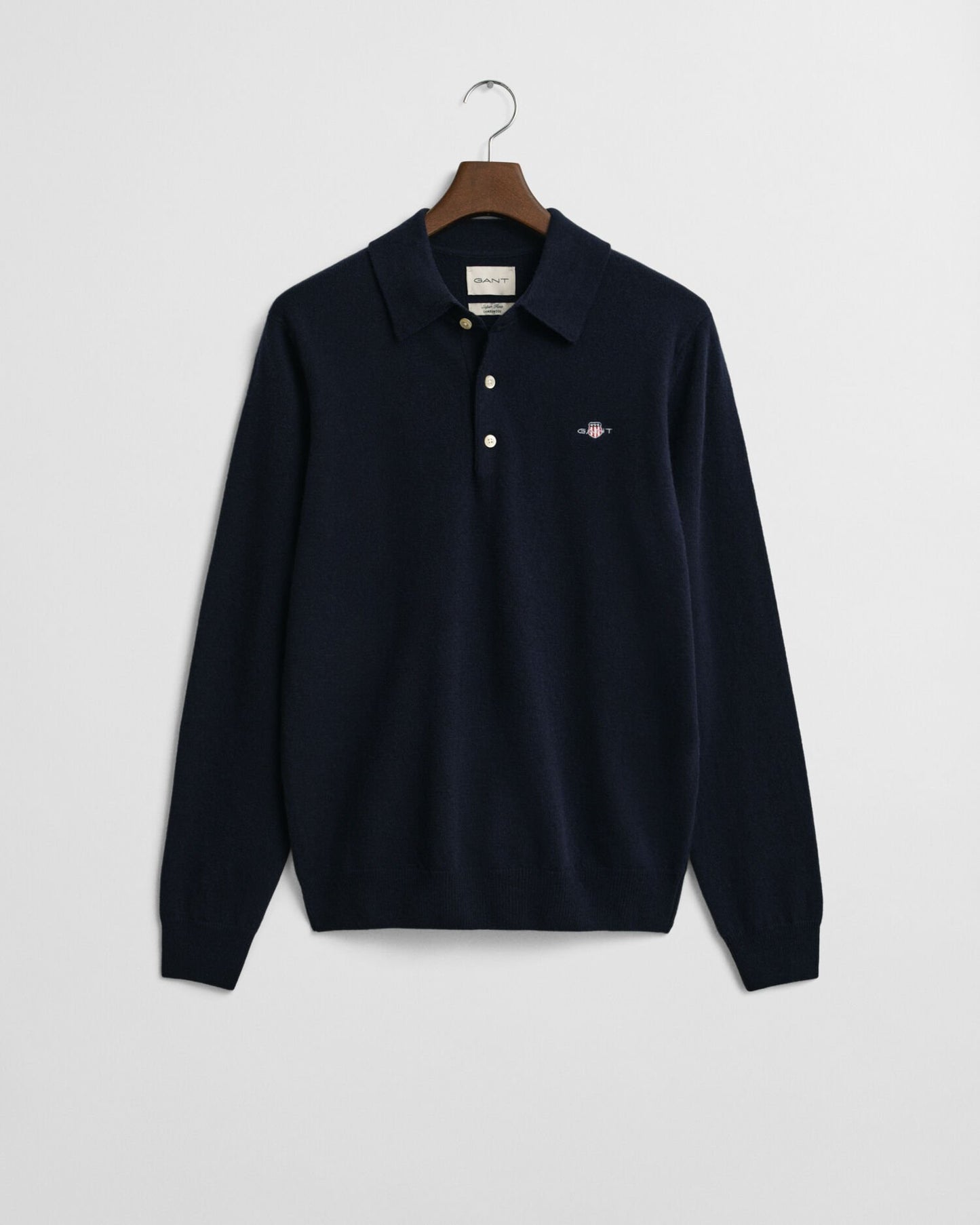 Superfine Lambswool Polo Sweater