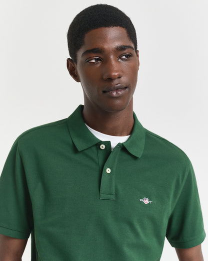 Regular Fit Shield Piqué Polo Shirt